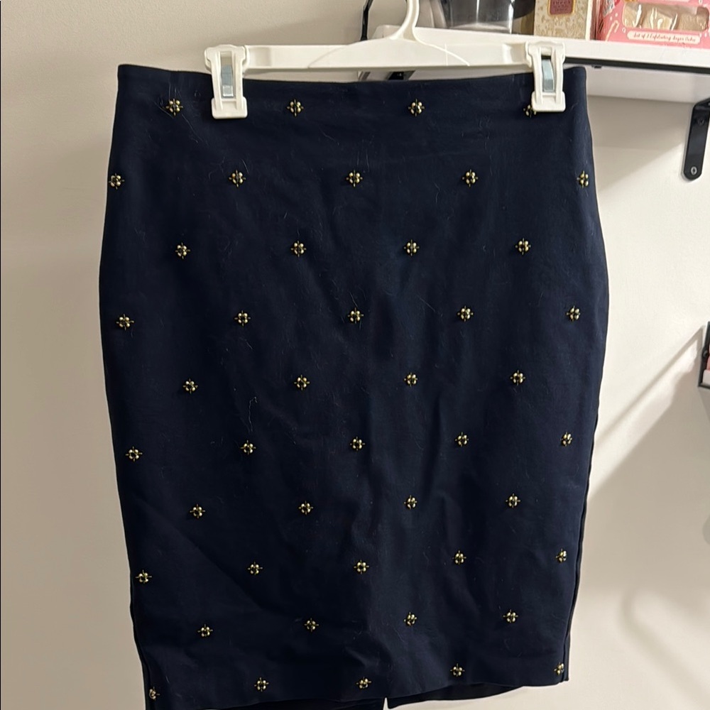 Ann Taylor Beaded Pencil Skirt